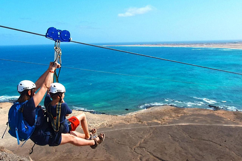 Zipline - Santa Maria, wyspa Sal, Wyspy Zielonego Przylądka