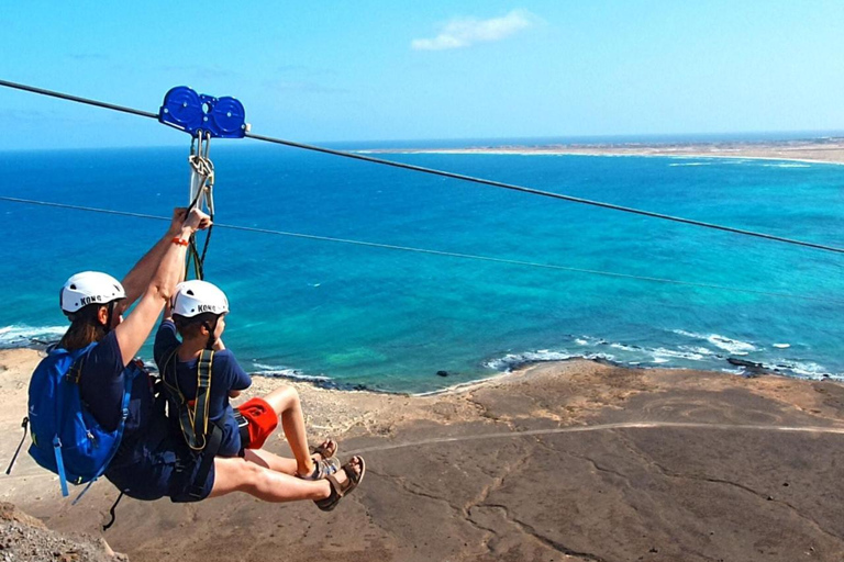 Zipline - Santa Maria, wyspa Sal, Wyspy Zielonego Przylądka