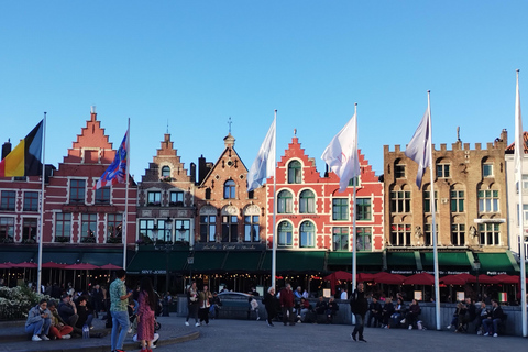 Tour a pie en grupo reducido por Brujas - La ciudad y más allá