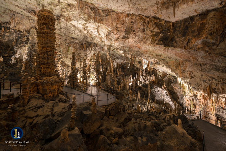 Von Ljubljana aus: Postojna-Höhle und Predjama-Burg-Tour