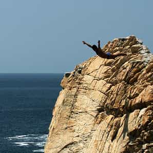 plongeurs de haute falaise dacapulco