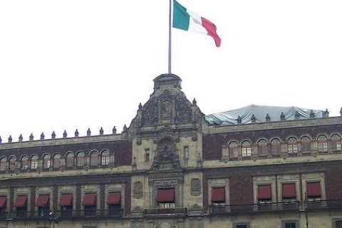 Ciudad de México: Palacio Nacional y barco canal Xochimilco