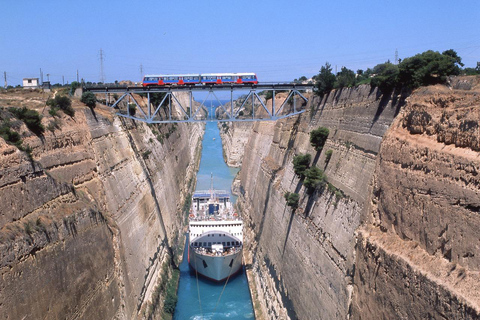 Atenas: Viagem privada ao Canal de Corinto e à antiga OlímpiaAtenas: Canal de Corinto e Olímpia Antiga Viagem particular