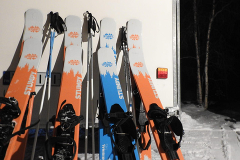 Luosto: Private Sliding Ski Adventure with Local Guide