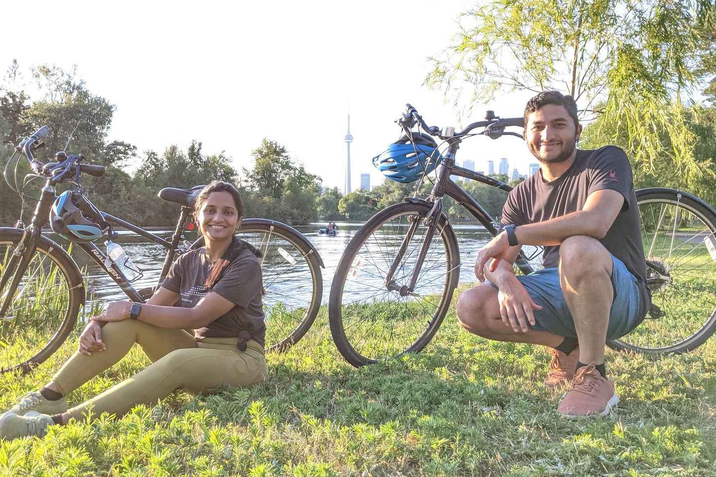 things to do in toronto island | go for a bike ride at twilight