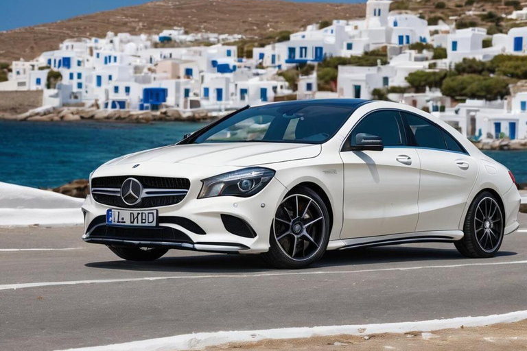 Private Transfer: Mykonos Airport to your Villa with Sedan