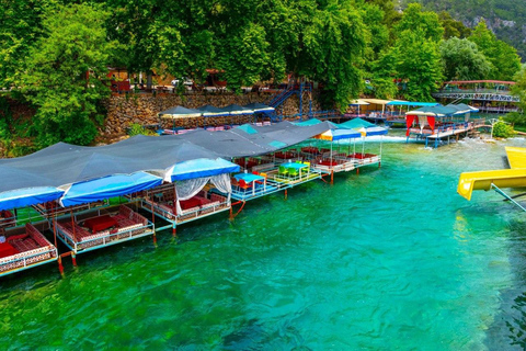 Alanya: tour 2 in 1 della grotta di Dim, del fiume di Dim e del safari in jeep