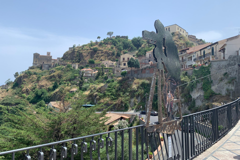Taormina, Savoca, Castelmola and Messina tour. Departure from Messina