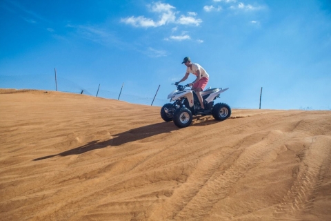 Dubaj: pustynne safari, quady, przejażdżki na wielbłądach i sandboardingWspólna wycieczka z 35-minutową jazdą quadem z własnym napędem