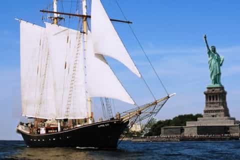 Clipper City Tall Ship Statue Sail