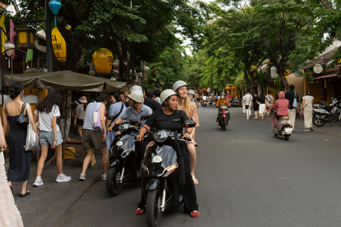 Hoi An Untold: E-scooter Tour to Countryside and Basket Boat
