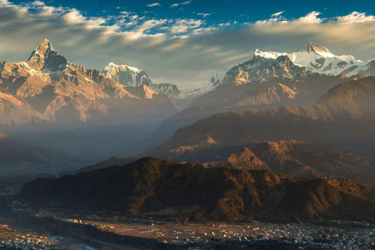 Pokhara: Sunrise, Mountain Biking, and Rafting Tour