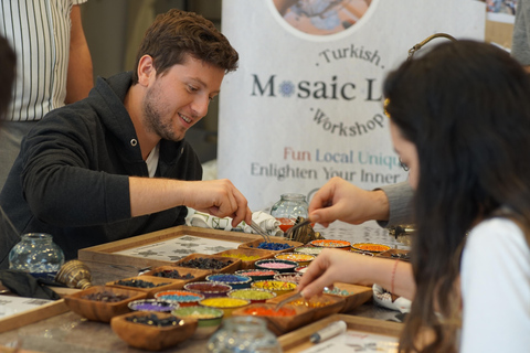 Cappadoce : Atelier de fabrication de lampes en mosaïque traditionnelle turque