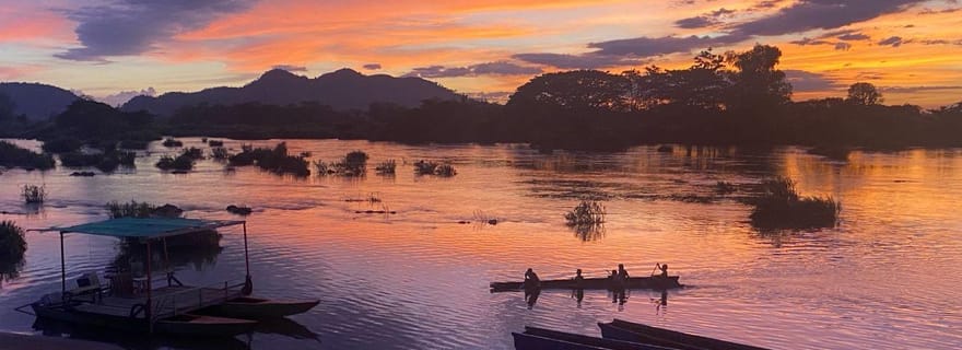 Luang Prabang : après-midi aux cascades de Kuang Si et croisière au coucher du soleil