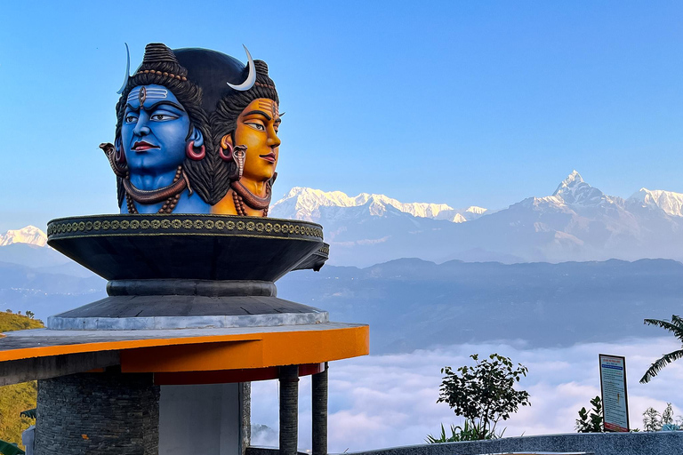 Pokhara: Private Sunrise Escape to Shiva Statue & Stupa