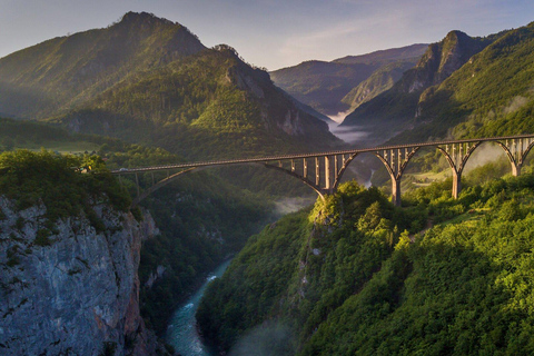 From Tivat: Montenegro Canyons and National Parks Day Trip From Tivat Centar 2: Black Lake, Durmitor, Djurdjevića Tara