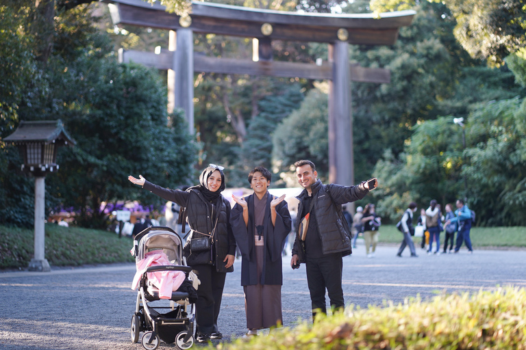 Accès spécial à la visite du Meiji Jinguu avec un guide parlant couramment l&#039;anglaisPlan simple