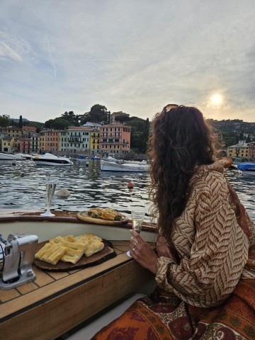 Visit Sunset on boat in Portofino, Liguria, Italy