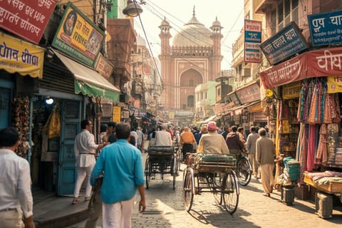 Delhi: Old City Guided Tour with Rickshaw Ride & Pickup