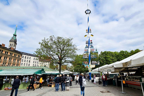 Munich: Viktualienmarkt Food Tour - Guided Tour in German