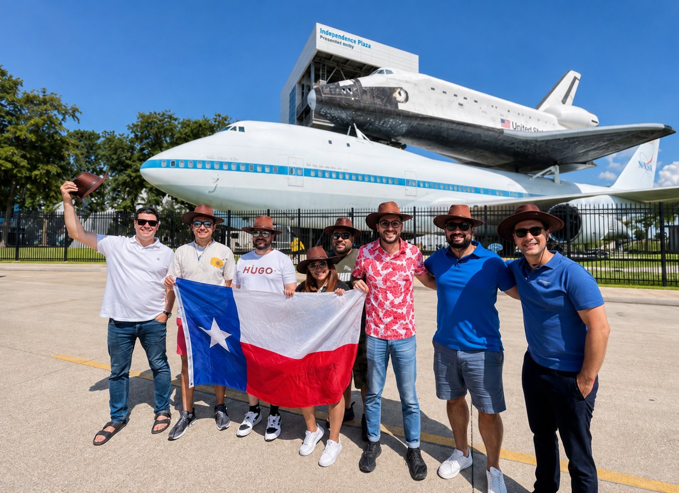 Houston: Billet til NASA Space Center og tur-retur-transport