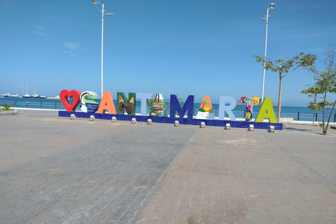 SANTAMARTA: Panoramic CITY TOUR of History and Culture, in Chiva