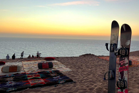 Agadir/Taghazout: Desert Tour Camel Riding & Sandboarding