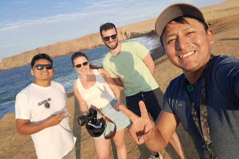 GRUPAL GIORNO COMPLETO Paracas(Ballestas) + Ica + Huacachina(Oasi)