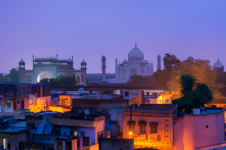 Dagsutflykt till Taj Mahal och Agra Fort från Delhi