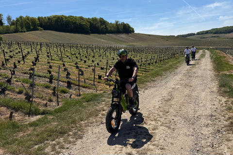 Champagne Vineyards: Tour through the heart of the vineyards on a fat tire e-bike Champagne Vineyards: Tour through the Heart of the Vines on a Fat E-Bike