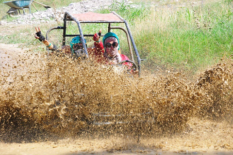 Sida: Privat rafting, zipline, fyrhjuling eller buggy med lunchPrivat forsränning, ziplining, fyrhjuling/ buggy med gemensam upphämtning