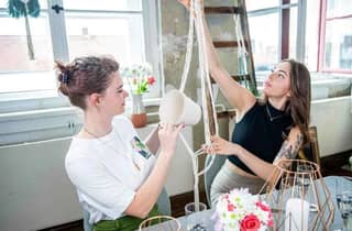 Leipzig: Workshop für Makramee-Pflanzenampel oder -Hängeregal