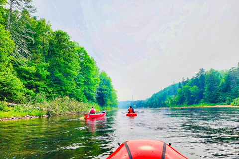 Quebec City: Montmorency River Inflatable Kayak Guided Tour Quebec City: Inflatable Kayak Adventure with Transport