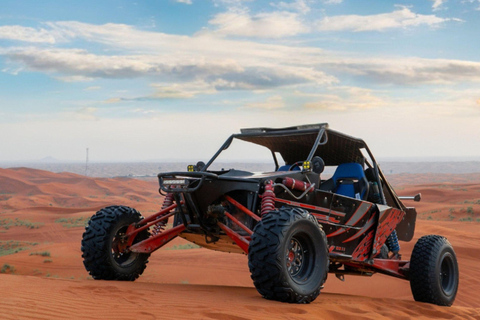 From Dubai: Zerzura Buggy Experience + Dinner in the dunes 4 Seater Desert Fox Buggy | Private dinner for 4 guests