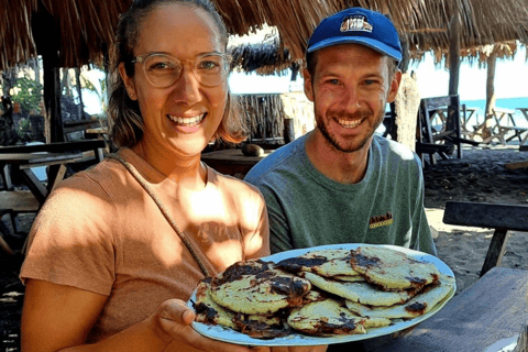 El Zonte: Workshop för tillverkning av pupusa och strandtur