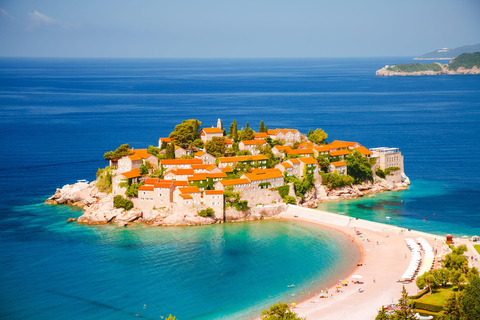 From Tirana, Durrës, or Shkodër: Montenegro Coast Day Trip Tirana: Montenegro Day Tour, Budva & S.Stefan