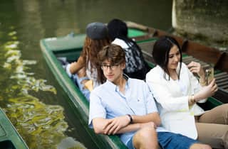 Oxford University: Stechkahn-Tour auf dem Fluss Cherwell