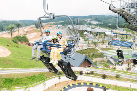 Kuala Lumpur: Biglietto d&#039;ingresso per lo Skyline Luge4 corse di slittino con Skyride