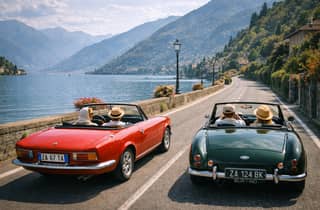 Ab Mailand: Private Tagestour am Comer See mit einem Oldtimer