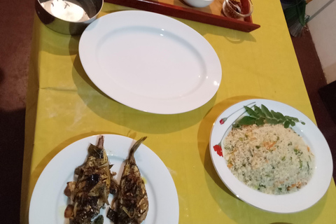 Aula de culinária na aldeia em Sigiriya