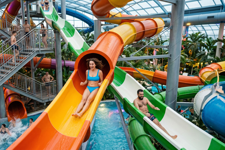 Bucharest: Therme Bucharest Spa Ticket & Round-Trip Transfer 3 hours Therme Bucharest Palm, Galaxy or Elysium & Transfer