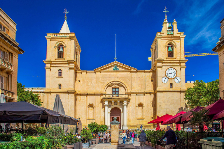 Malta: Valletta Audio Guided Walk & HO-HO Bus Tour Option Malta: Hop-On Hop-Off Bus Tour & Valletta Audio Guided Walk