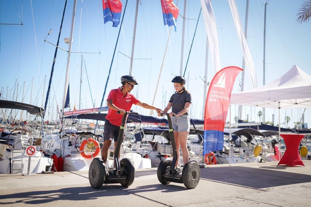 Barcelona: Segway Tour &amp; Sailing Experience