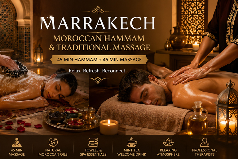 Marrakech:2-Hour Traditional Moroccan Hammam Experience
