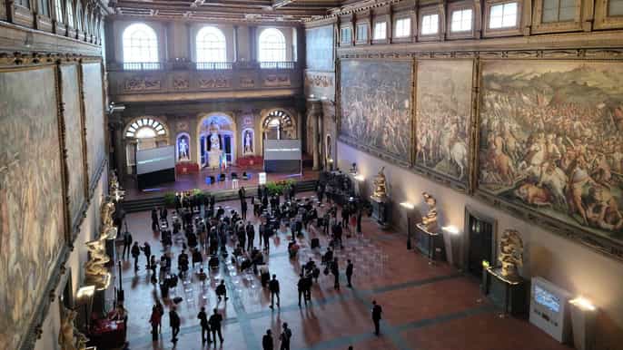 Florencia: Ticket de acceso rápido al Palazzo Vecchio con audioguía