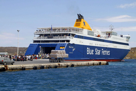 Santorini: Ferry Ticket to Paros or Naxos with Hotel Pickup Ferry Transfer from Santorini to Naxos