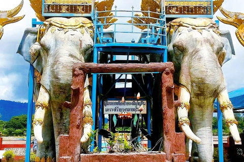 Chiang Rai Red Temple & Golden Triangle Boat Trip Free Lunch Hotel Pickup and Drop-Off (Within Pickup Area)