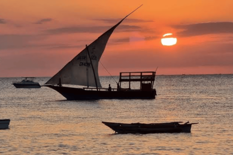 Zanzibar: Private Sunset Cruise With Music At Stonetown Luxury Sunset Cruise With Traditional Music