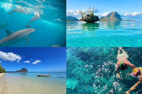 Mauritius: Benitier Island – Schwimmen mit Delfinen – Schnellboot &amp; BBQ