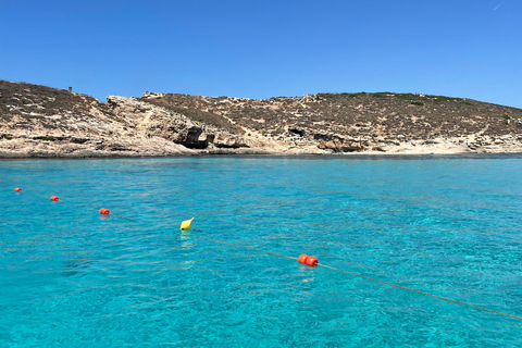 Malta/Gozo:Comino,Crystal/BlueLagoon&amp;Caves Passeio de barco particular